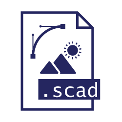 Pictogramme extension de fichier scad