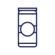 Pictogramme canette de boisson en aluminium